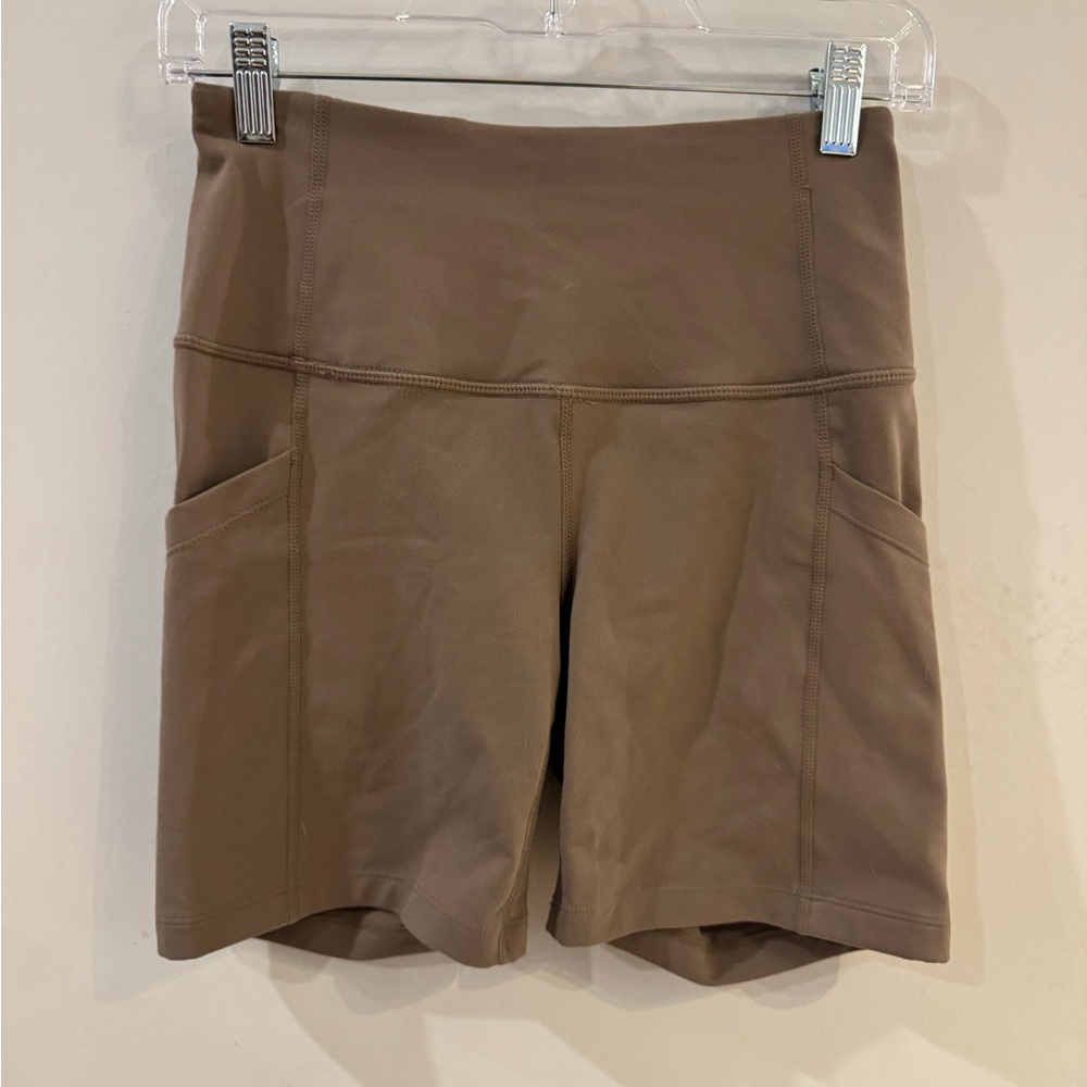 Zella Brown Bike Shorts Comfortable and Versatile